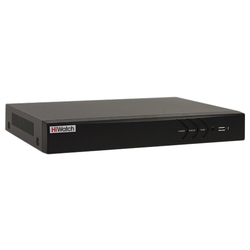 HiWatch DS-H104U - 4-х канальный гибридный HD-TVI регистратор для  аналоговых, HD-TVI, AHD и CVI камер + 2 IP-канала@4Мп