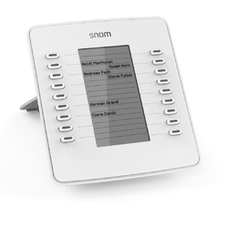 Snom D7  - Белый модуль расширения, 18 клавиш, BLF, LCD дисплей