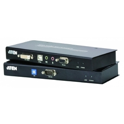 ATEN CE600-AT-G - Удлинитель, KVM USB DVI