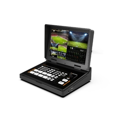 AVMATRIX Shark S4 PLUS - Видеомикшер-стример, 4CH HDMI/SDI, 10,1-дюймовый ЖК-дисплей FHD IPS