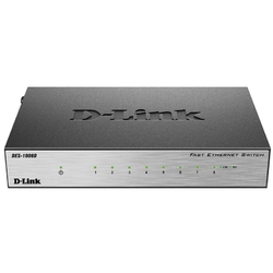 D-Link DES-1008D/L2B - Неуправляемый коммутатор с 8 портами 10/100Base-TX