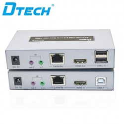 DTECH DT-7051 - HD 4K 1080p HDMI USB 2.0 KVM удлинитель 100 М