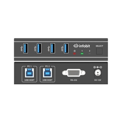 Infobit iTrans USB32-S - USB 3.2 5G коммутатор 2x1