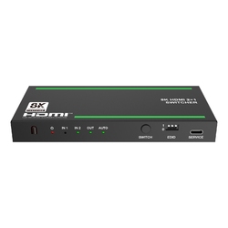 Lideo SW21A2-8K - Коммутатор 2x1 HDMI 2.1, HDCP 2.3