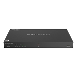 Lideo SW21CA-8K - Коммутатор 2x1 HDMI 2.1, HDCP 2.3