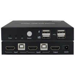 LINK-MI LM-KVM201 - 2-Портовый HDMI + USB KVM-переключатель