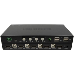 LINK-MI LM-KVM401C - 4-портовый HDMI + USB KVM-переключатель