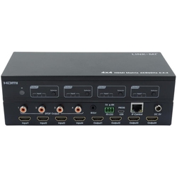 LINK-MI LM-MX09B - Матрица HDMI 4x4 HDMI2.0 и HDCP 2.2