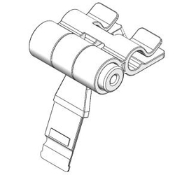 MinewTag Glass clamp, horizontal - Крепление для электронной этикетки