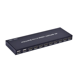 PRO-HD FJ-801 - KVM переключатель HDMI USB на 8 компьютеров