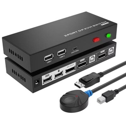 PRO-HD MT-PK201 - KVM переключатель 4K DisplayPort 1.2 USB на 2 компьютера